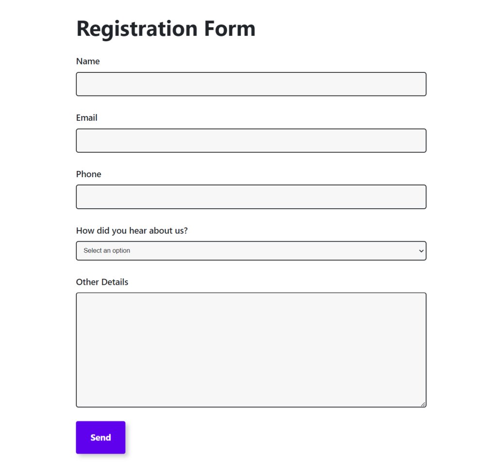 Registration